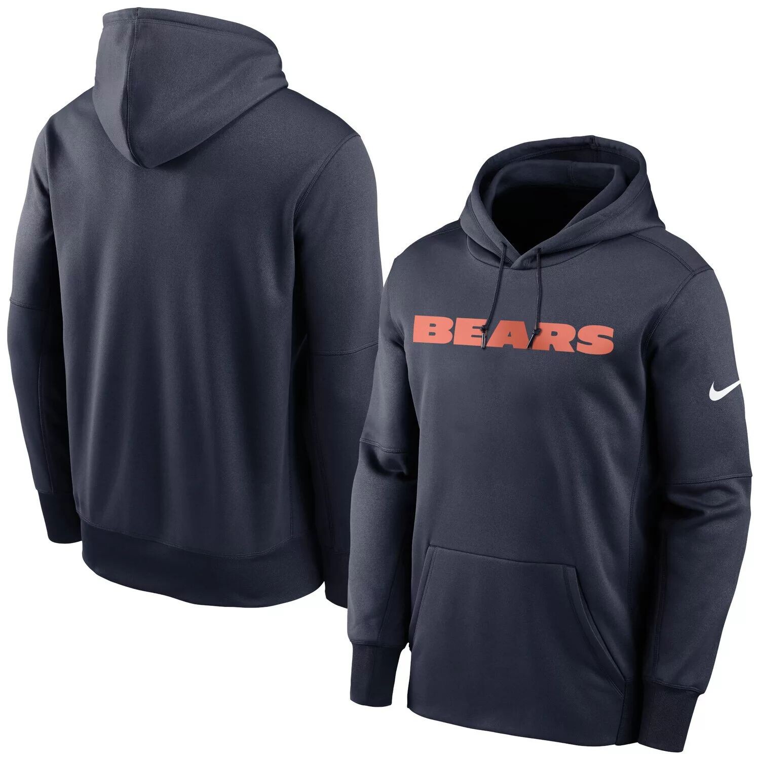 Мужской темно-синий пуловер с капюшоном Chicago Bears Fan Gear с надписью Performance Nike
Мужской темно-синий пуловер с капюшоном Chicago Bears Fan Gear с надписью Performance Nike