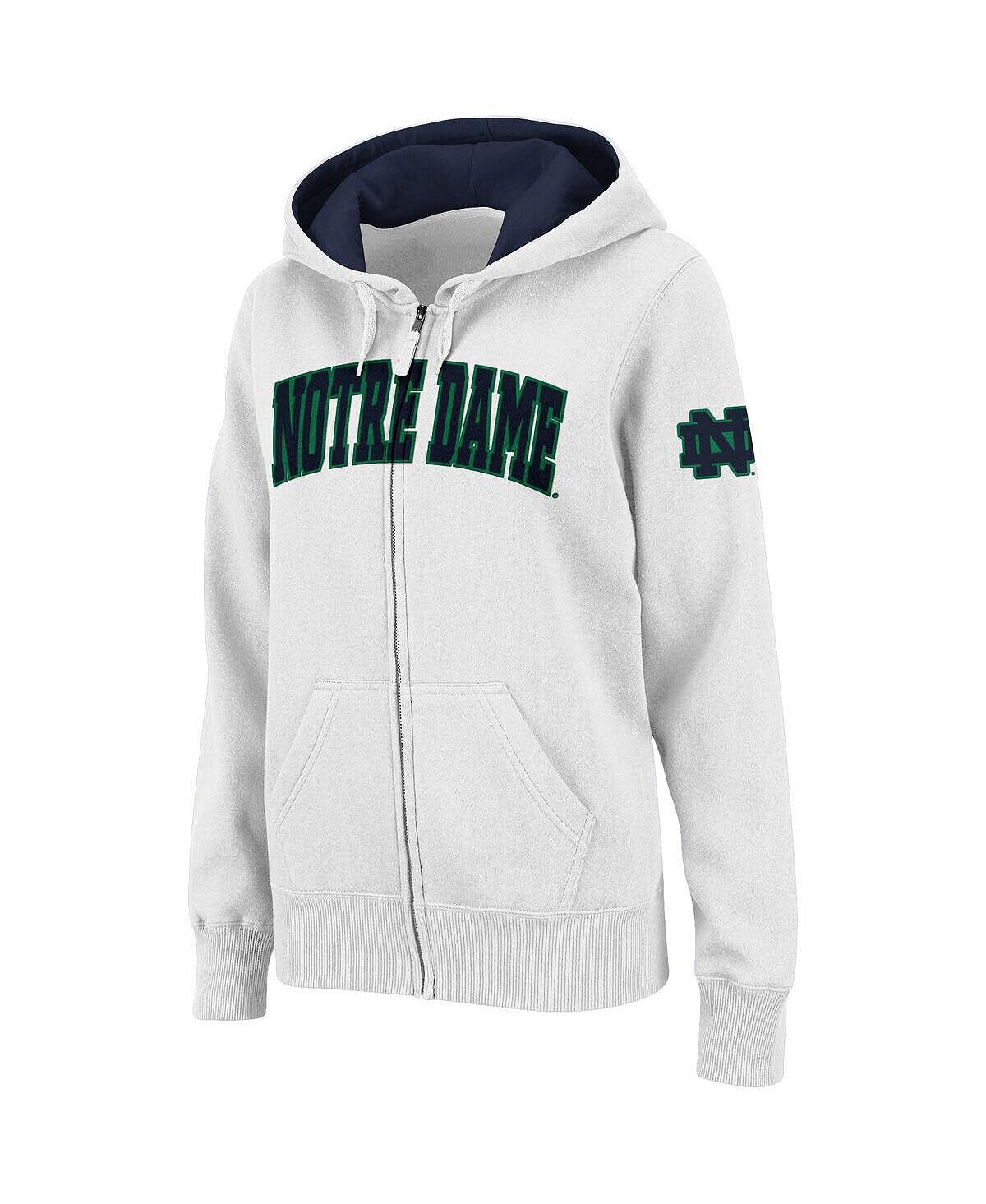 Женская белая худи с молнией во всю длину Notre Dame Fighting Irish с арочным именем Colosseum, белый
Женская белая худи с молнией во всю длину Notre Dame Fighting Irish с арочным именем Colosseum, белый