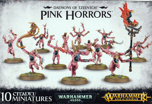 Миниатюра Games Workshop Warhammer 40K/Age of Sigmar: Daemons of Tzeentch - Pink Horrors
Миниатюра Games Workshop Warhammer 40K/Age of Sigmar: Daemons of Tzeentch - Pink Horrors