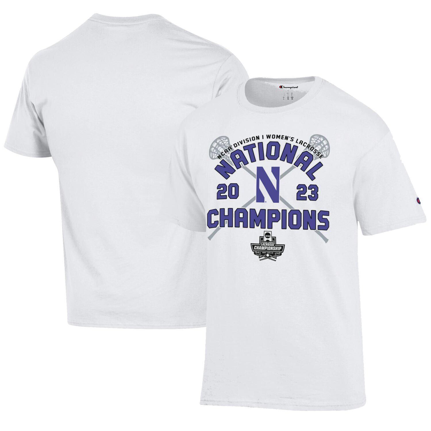 Белая футболка Национальной женской раздевалки по лакроссу Northwestern Wildcats 2023 NCAA Champion, Белый
Белая футболка Национальной женской раздевалки по лакроссу Northwestern Wildcats 2023 NCAA Champion, Белый