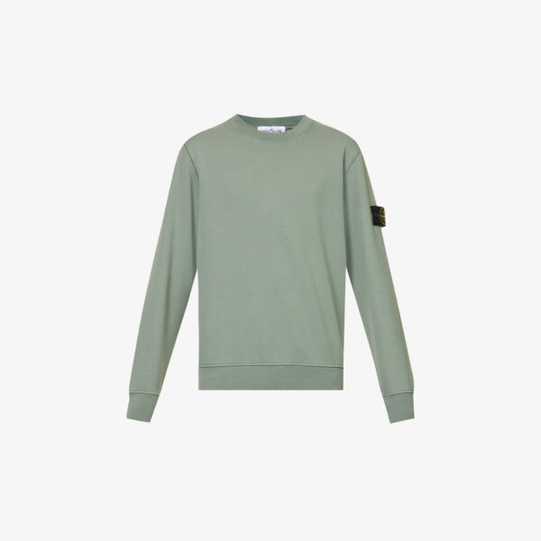 Толстовка свободного кроя из хлопкового джерси с логотипом Stone Island, цвет sage
Толстовка свободного кроя из хлопкового джерси с логотипом Stone Island, цвет sage
