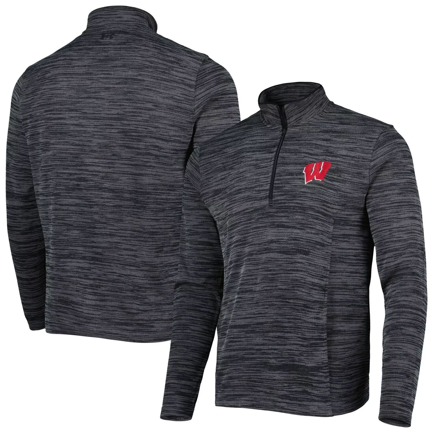 Мужская черная флисовая куртка Wisconsin Badgers Tempo с молнией четверти Under Armour
Мужская черная флисовая куртка Wisconsin Badgers Tempo с молнией четверти Under Armour