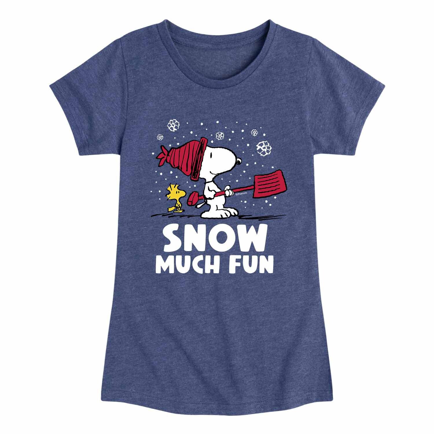 Футболка Peanuts Snow Much Fun для девочек 7–16 лет с рисунком Snoopy Licensed Character
Футболка Peanuts Snow Much Fun для девочек 7–16 лет с рисунком Snoopy Licensed Character