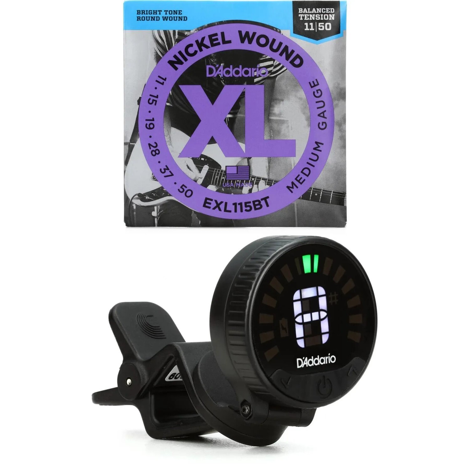 Перезаряжаемый тюнер передней бабки D'Addario Nexxus 360 со струнами для электрогитары EXL115BT — сбалансированное натяжение 0,011–050
Перезаряжаемый тюнер передней бабки D'Addario Nexxus 360 со струнами для электрогитары EXL115BT — сбалансированное натяжение 0,011–050