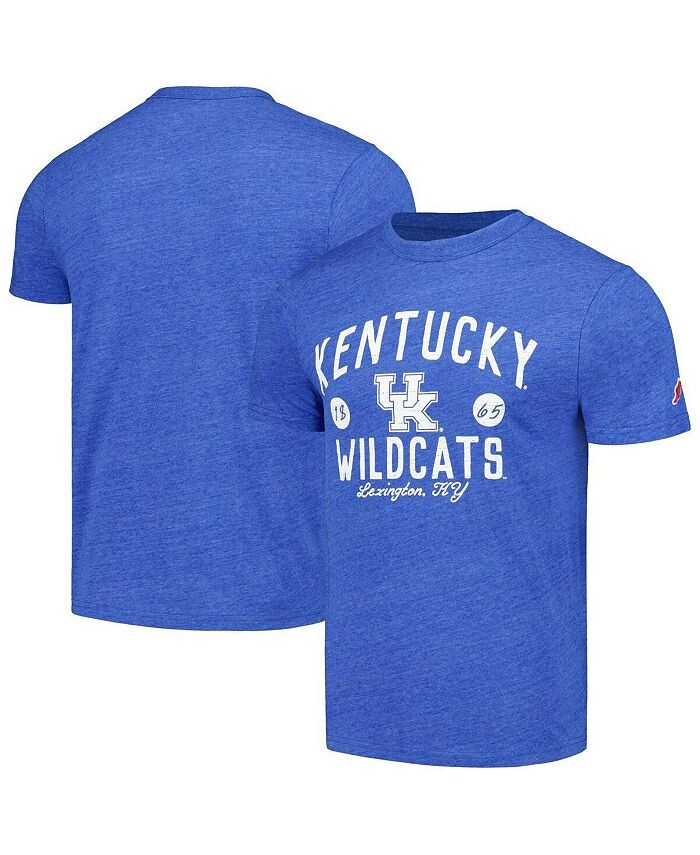 Мужская футболка Heather Royal Distressed Kentucky Wildcats Bendy Arch Victory Falls Tri-Blend League Collegiate Wear, синий
Мужская футболка Heather Royal Distressed Kentucky Wildcats Bendy Arch Victory Falls Tri-Blend League Collegiate Wear, синий