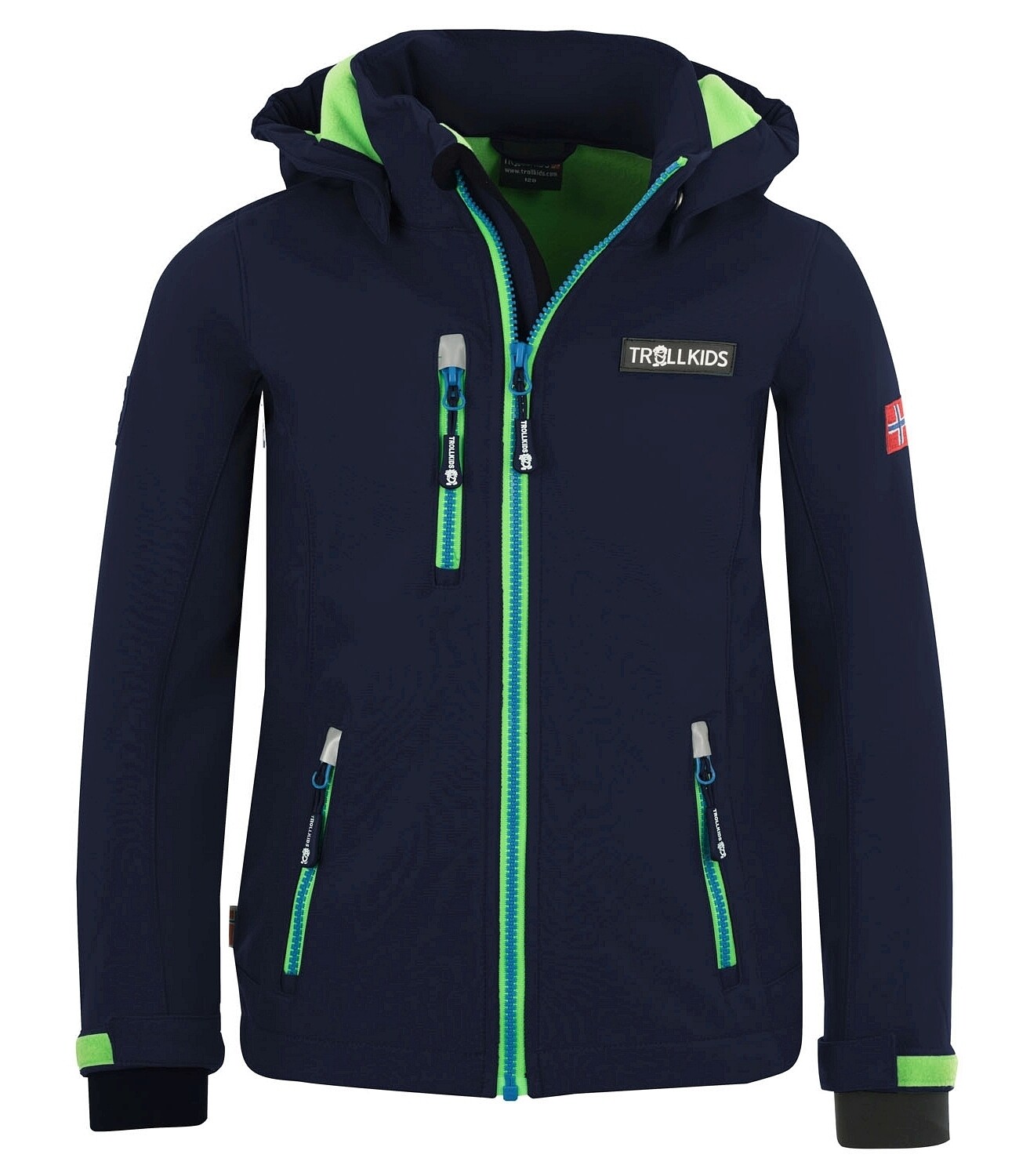 Куртка софтшелл Trollkids Softshell Jacke Preikestolen, цвет Marineblau/Hellgrün/Mittelblau
Куртка софтшелл Trollkids Softshell Jacke Preikestolen, цвет Marineblau/Hellgrün/Mittelblau