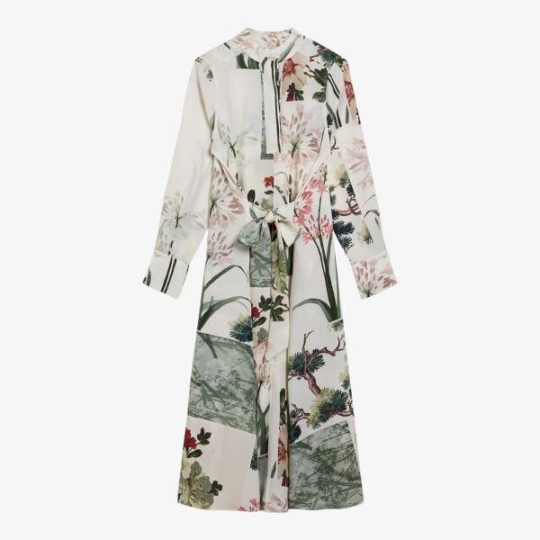 Тканое платье миди с длинными рукавами и цветочным принтом Ttayla Ted Baker, слоновая кость
Тканое платье миди с длинными рукавами и цветочным принтом Ttayla Ted Baker, слоновая кость