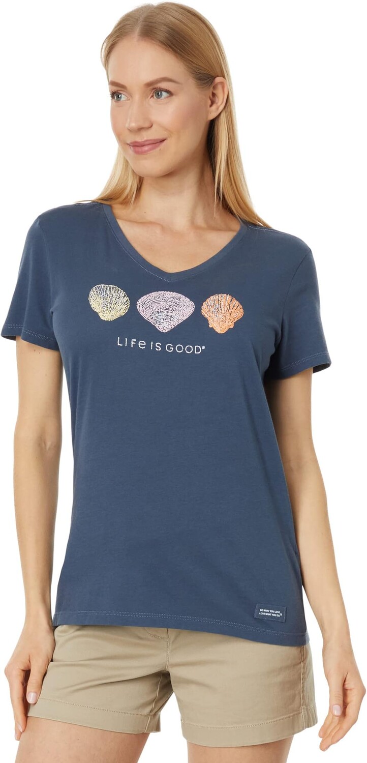 Люминесцентные ракушки Short Sleeve Crusher-Lite Vee Life is Good, цвет Darkest Blue
Люминесцентные ракушки Short Sleeve Crusher-Lite Vee Life is Good, цвет Darkest Blue