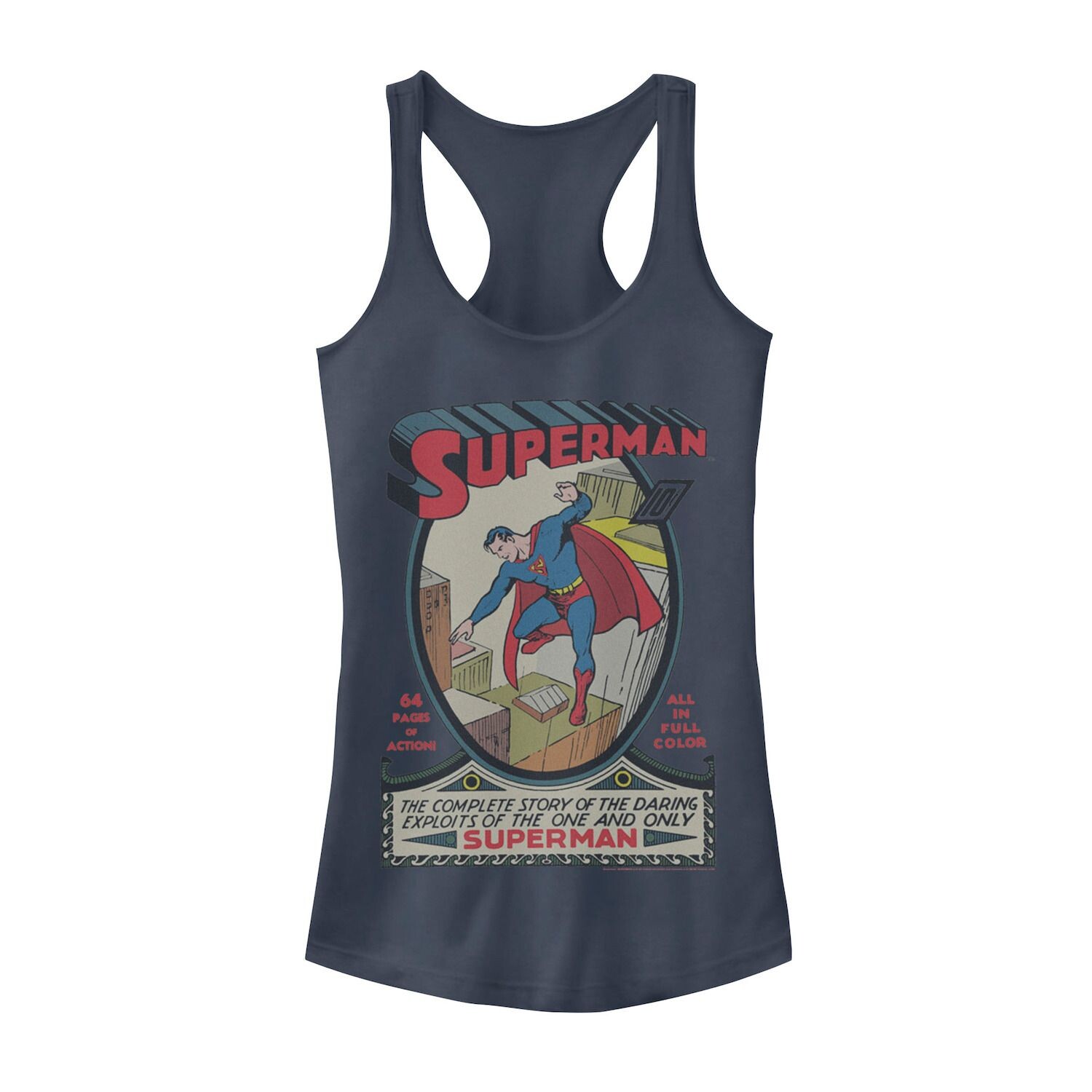 Майка для юниоров DC Comics Superman Daring Explosing с обложкой комиксов Licensed Character
Майка для юниоров DC Comics Superman Daring Explosing с обложкой комиксов Licensed Character