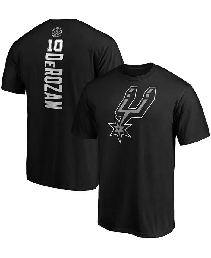 Мужская черная футболка с логотипом команды Demar Derozan San Antonio Spurs, имя и номер плеймейкера Fanatics, черный
Мужская черная футболка с логотипом команды Demar Derozan San Antonio Spurs, имя и номер плеймейкера Fanatics, черный