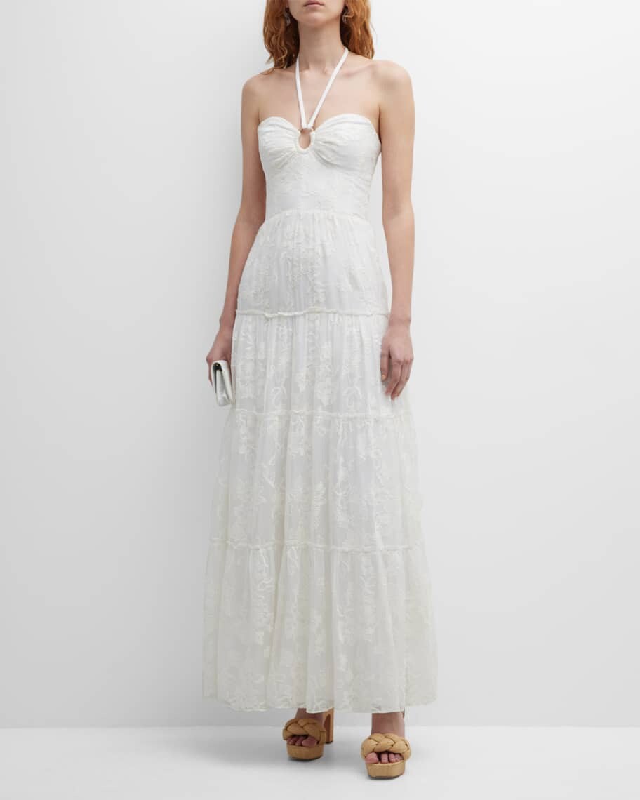 Ярусное платье макси Carolyn с вышивкой на бретельках Dress the Population Black Label
Ярусное платье макси Carolyn с вышивкой на бретельках Dress the Population Black Label