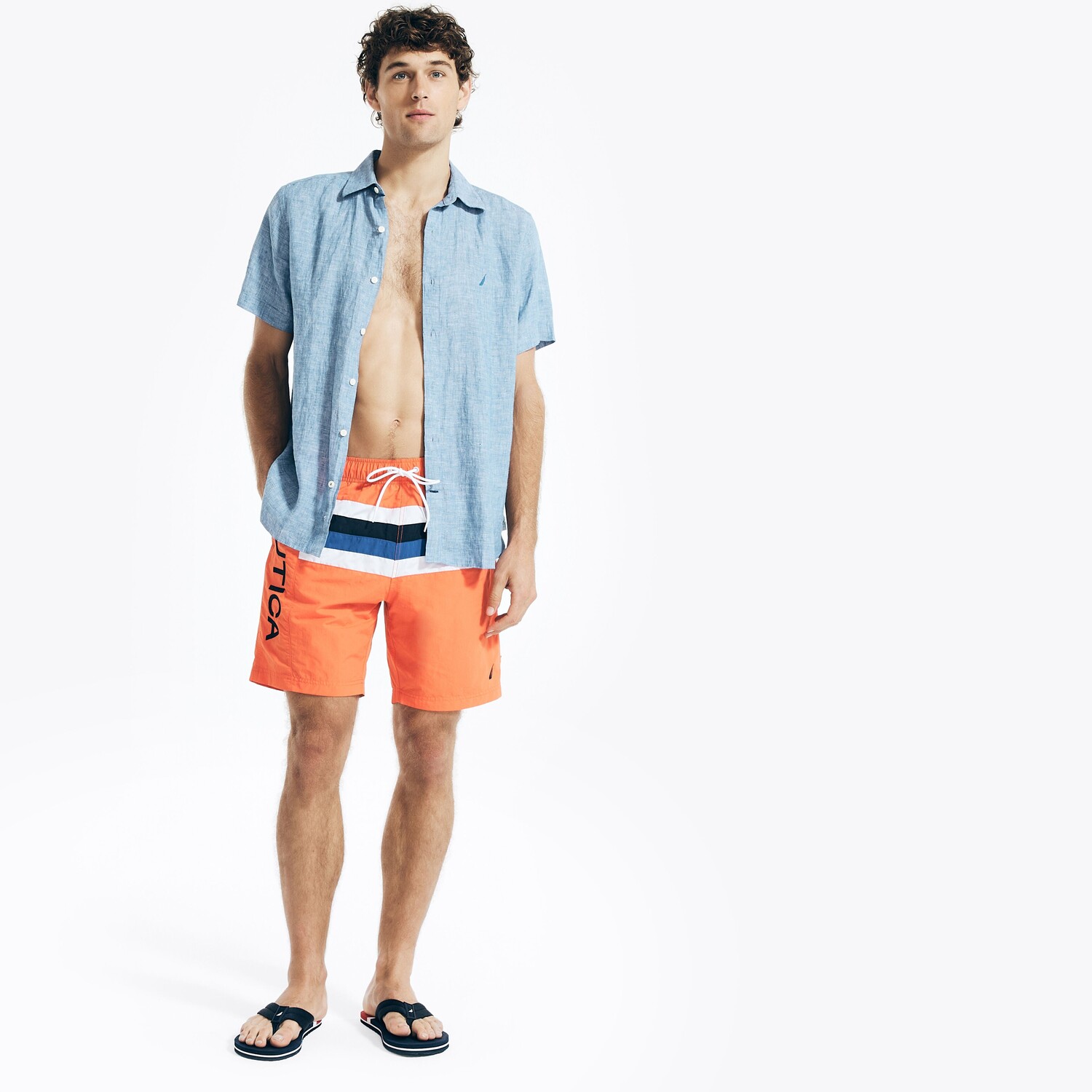 Мужские быстросохнущие плавки Nautica 8 дюймов с цветными блоками, цвет Tropic Orange
Мужские быстросохнущие плавки Nautica 8 дюймов с цветными блоками, цвет Tropic Orange