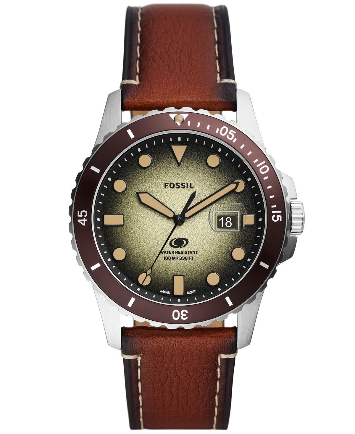 Мужские часы Fossil Blue с тремя стрелками и датой, коричневый кожаный ремешок, 42 мм
Мужские часы Fossil Blue с тремя стрелками и датой, коричневый кожаный ремешок, 42 мм
