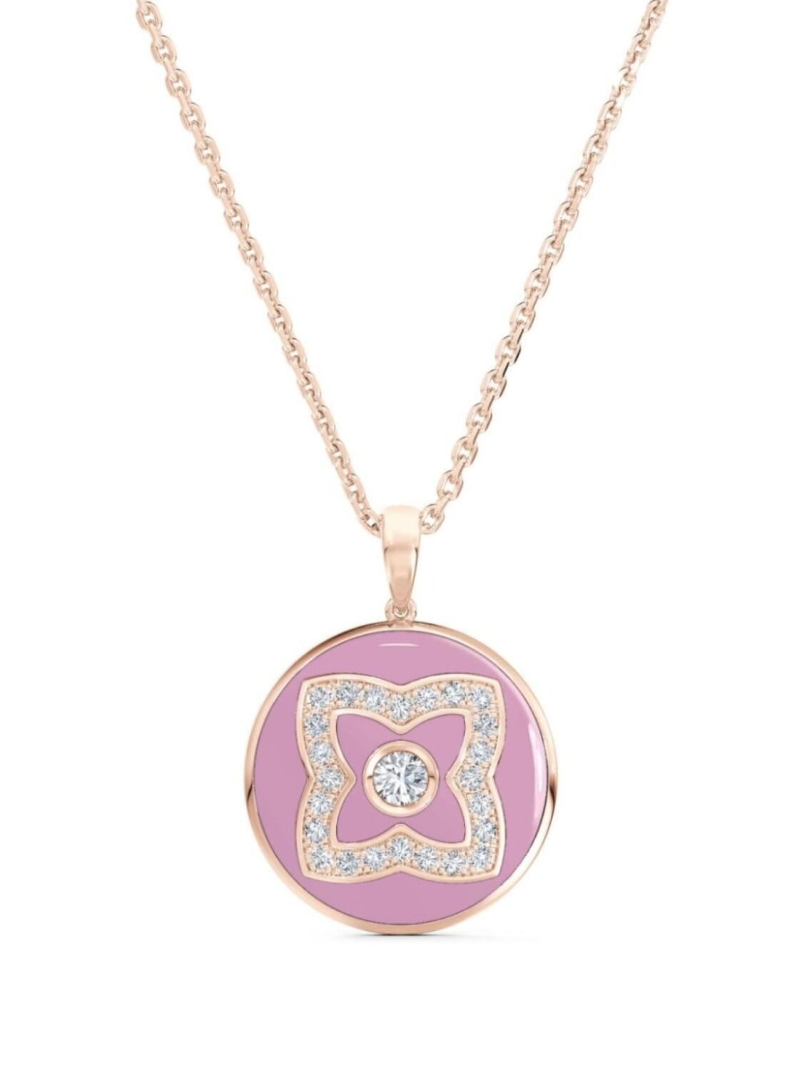 Колье Enchanted Lotus из розового золота с бриллиантами и эмалью De Beers Jewellers, розовый
Колье Enchanted Lotus из розового золота с бриллиантами и эмалью De Beers Jewellers, розовый