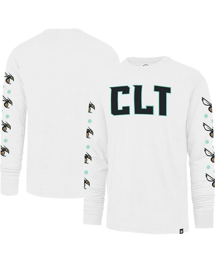 Мужская белая футболка с длинным рукавом Charlotte Hornets City Edition Downtown Franklin '47 Brand, белый
Мужская белая футболка с длинным рукавом Charlotte Hornets City Edition Downtown Franklin '47 Brand, белый