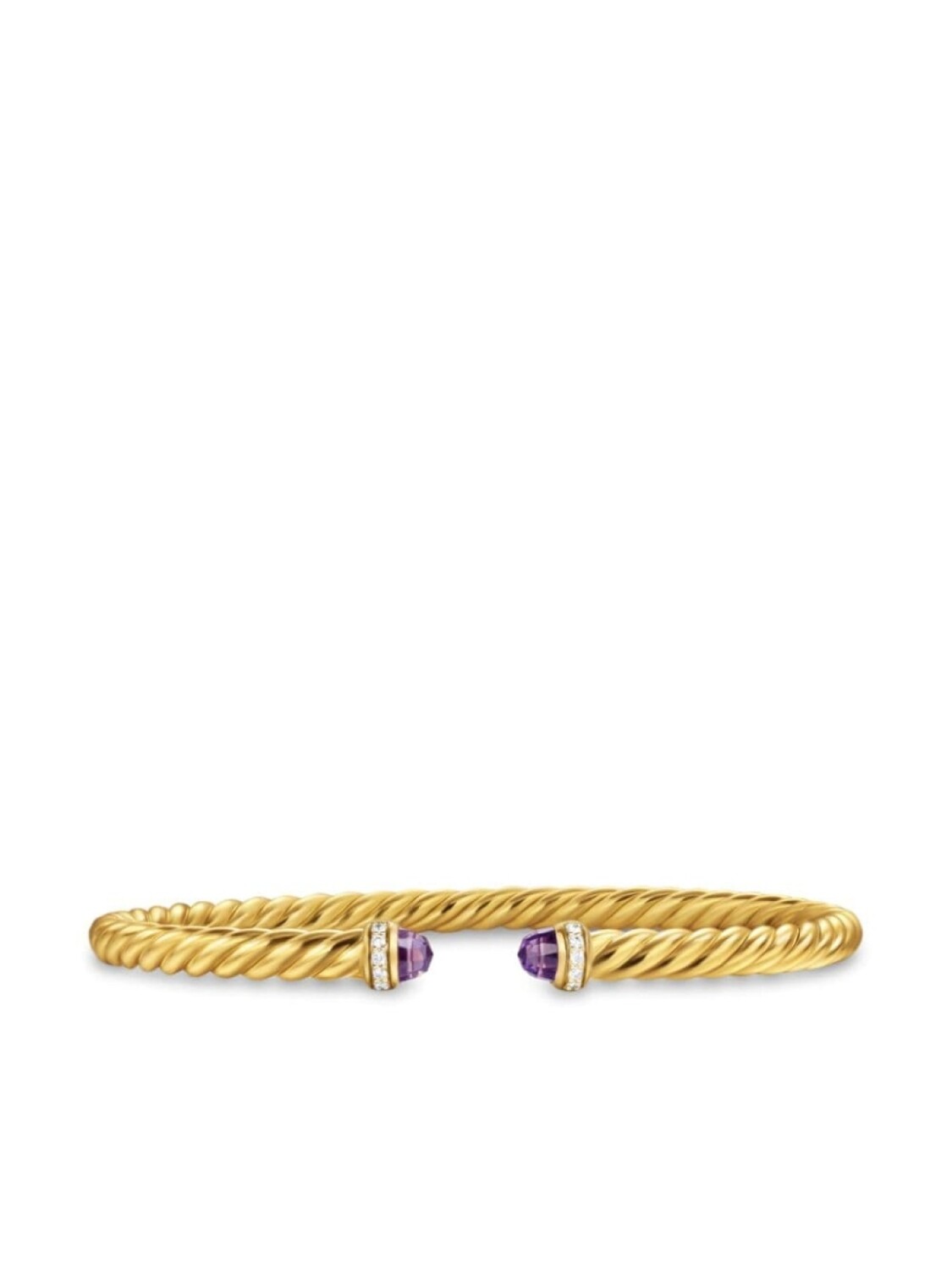 Браслет Cablespira Flex из 18-каратного желтого золота с аметистами и бриллиантами David Yurman, золотой
Браслет Cablespira Flex из 18-каратного желтого золота с аметистами и бриллиантами David Yurman, золотой