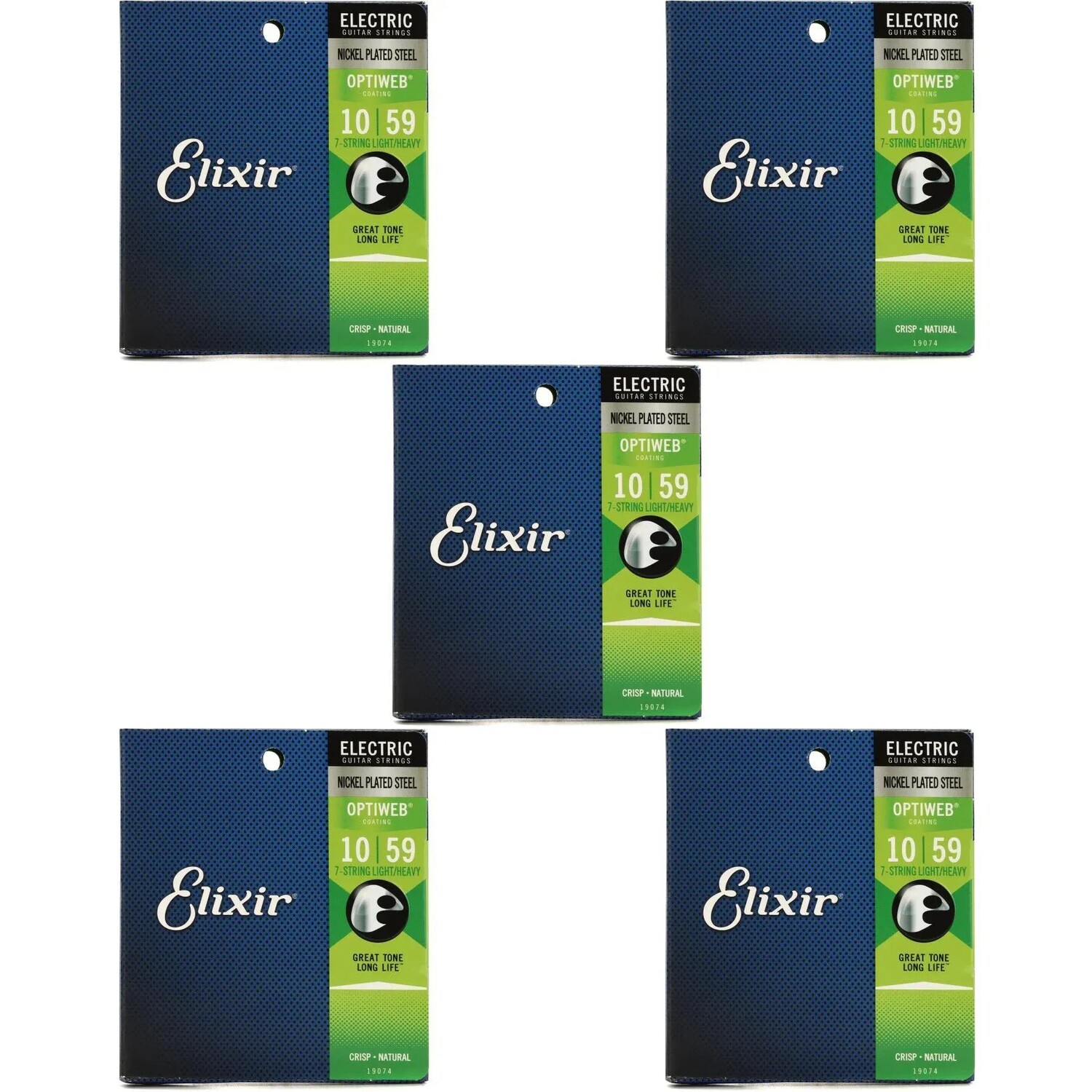 Elixir Strings 19074 Струны для электрогитары Optiweb — .010-.059 Легкие/тяжелые 7-струнные (5 шт.)
Elixir Strings 19074 Струны для электрогитары Optiweb — .010-.059 Легкие/тяжелые 7-струнные (5 шт.)
