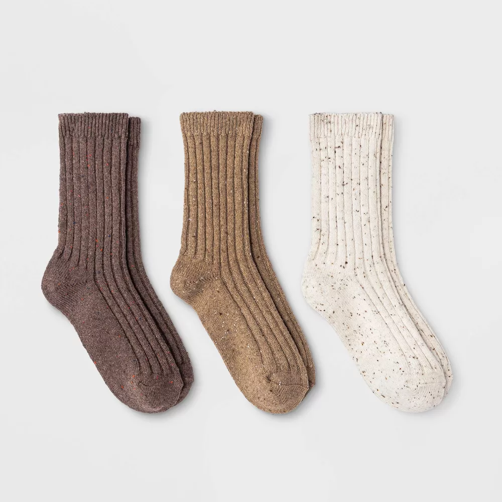Женские тонкие ребристые носки Nep 3pk Crew Socks Universal Thread, цвет Oatmeal/Tan/Brown
Женские тонкие ребристые носки Nep 3pk Crew Socks Universal Thread, цвет Oatmeal/Tan/Brown