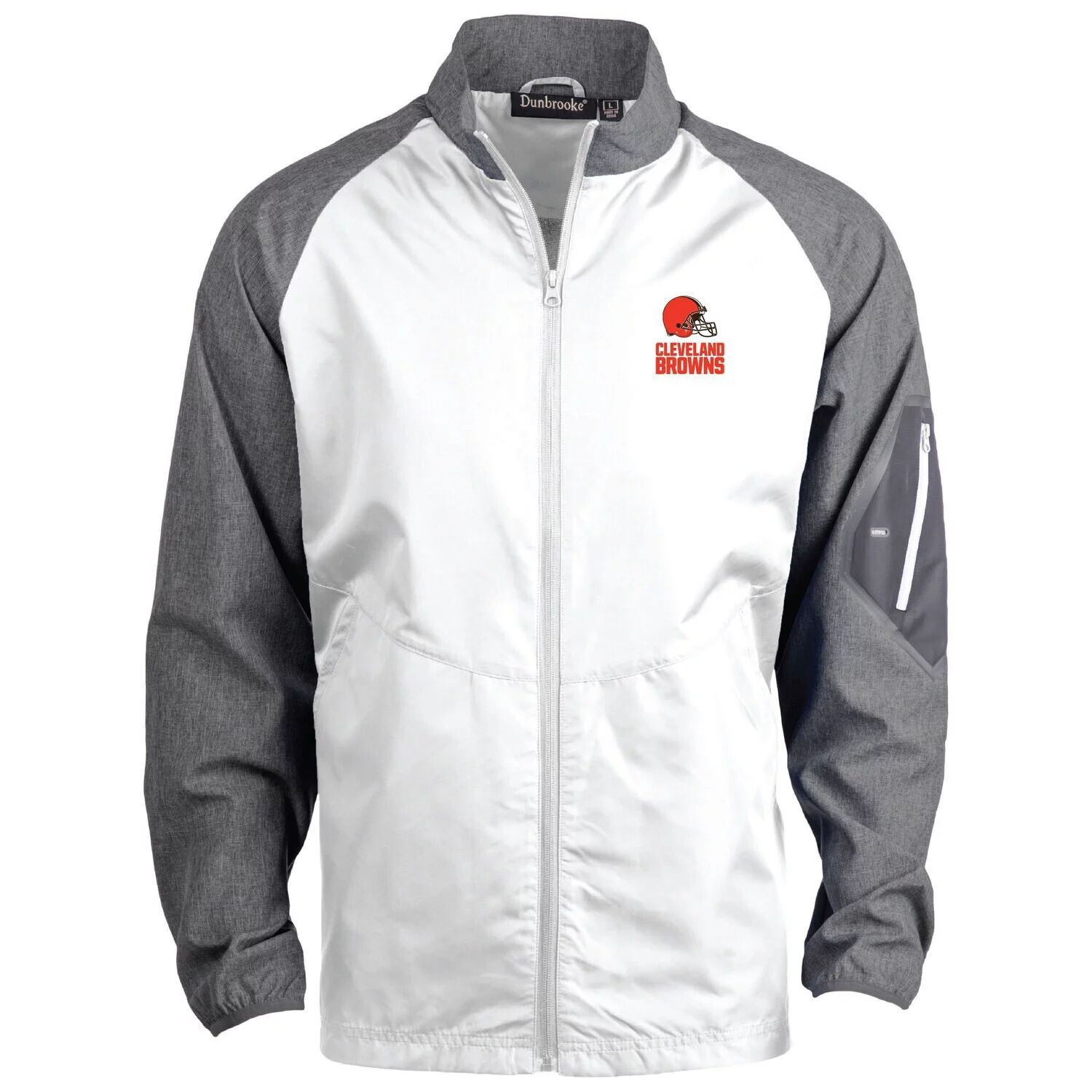 Мужская ветровка с молнией во всю длину Dunbrooke White Cleveland Browns Hurricane Raglan
Мужская ветровка с молнией во всю длину Dunbrooke White Cleveland Browns Hurricane Raglan