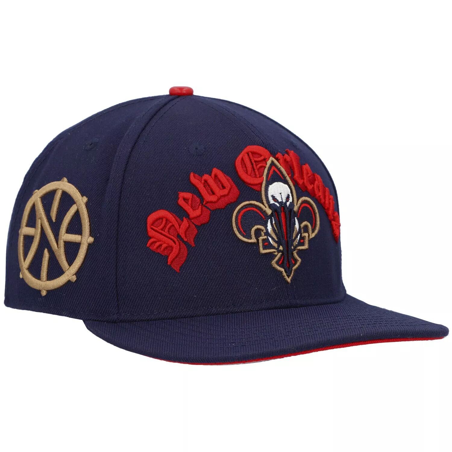 Мужская профессиональная стандартная темно-синяя шляпа New Orleans Pelicans Old English Snapback
Мужская профессиональная стандартная темно-синяя шляпа New Orleans Pelicans Old English Snapback