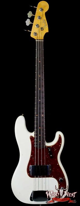 Басс гитара Fender Custom Shop 1963 Precision Bass P-Bass Journeyman Relic Aged Olympic White
Басс гитара Fender Custom Shop 1963 Precision Bass P-Bass Journeyman Relic Aged Olympic White