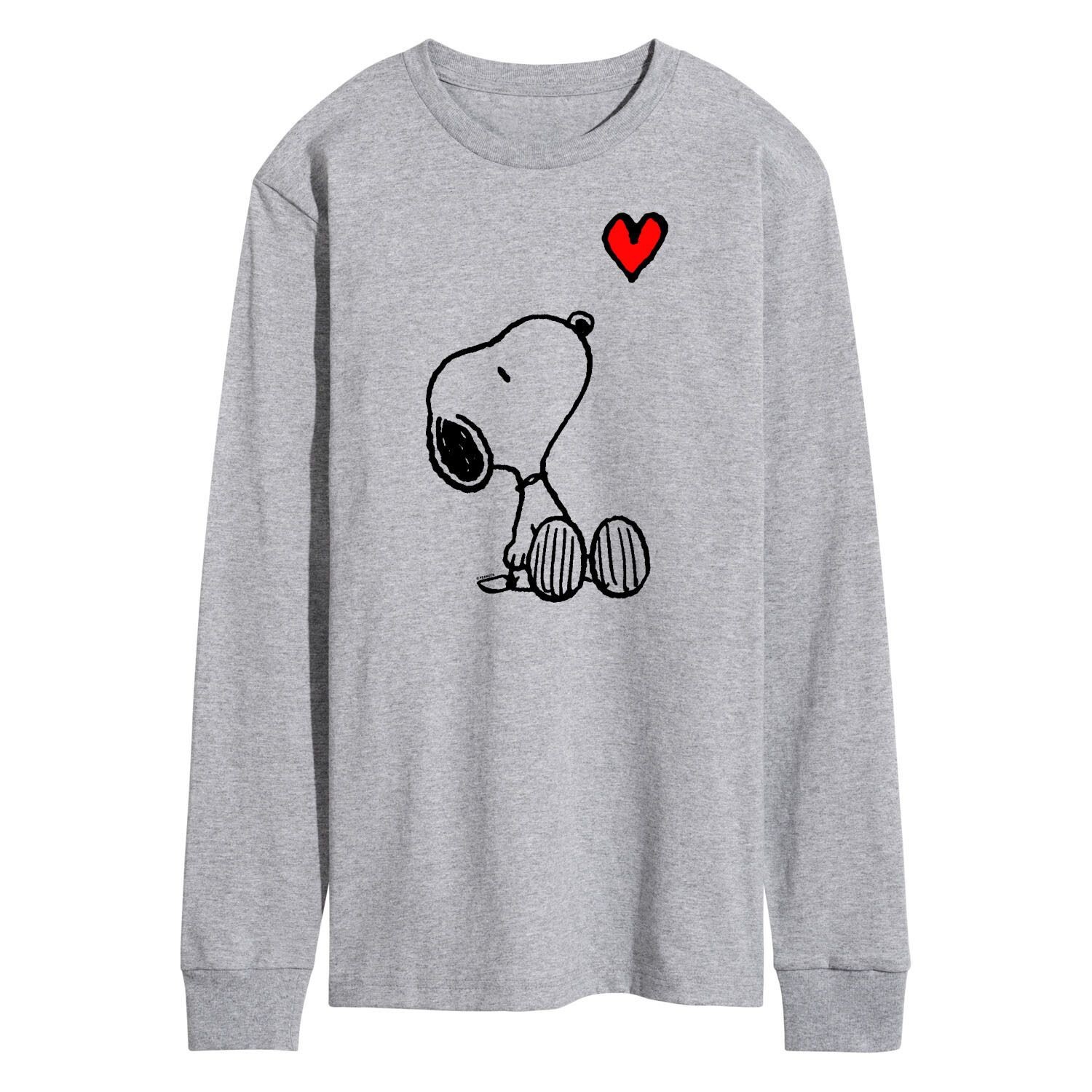 Мужская футболка с длинными рукавами и рисунком Peanuts Snoopy Heart Licensed Character
Мужская футболка с длинными рукавами и рисунком Peanuts Snoopy Heart Licensed Character