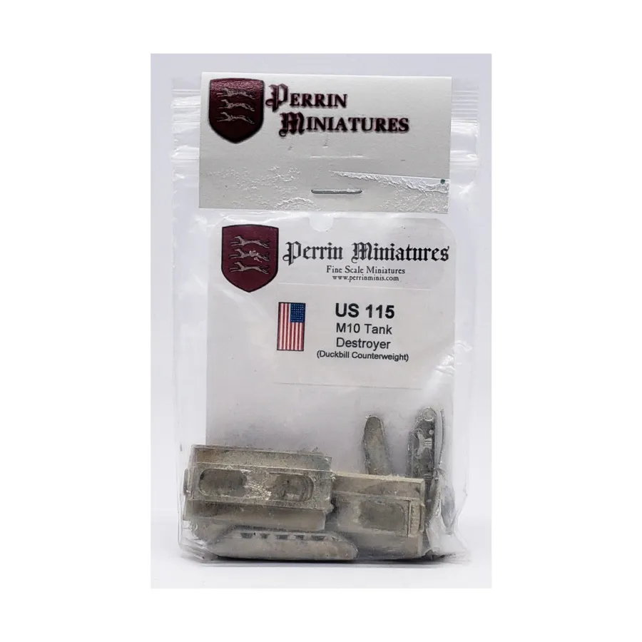 Истребитель танков M10 (Утконос, без противовеса), WWII Miniatures - USA (10mm) (Perrin Miniatures)
Истребитель танков M10 (Утконос, без противовеса), WWII Miniatures - USA (10mm) (Perrin Miniatures)