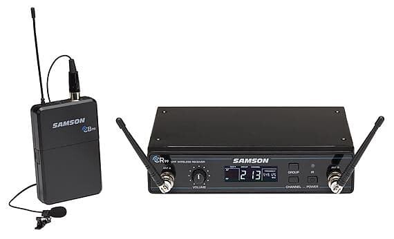 Беспроводная система Samson Concert 99 Frequency-Agile UHF Wireless Lavalier Mic Presentation System - K Band (470–494 MHz)
Беспроводная система Samson Concert 99 Frequency-Agile UHF Wireless Lavalier Mic Presentation System - K Band (470–494 MHz)