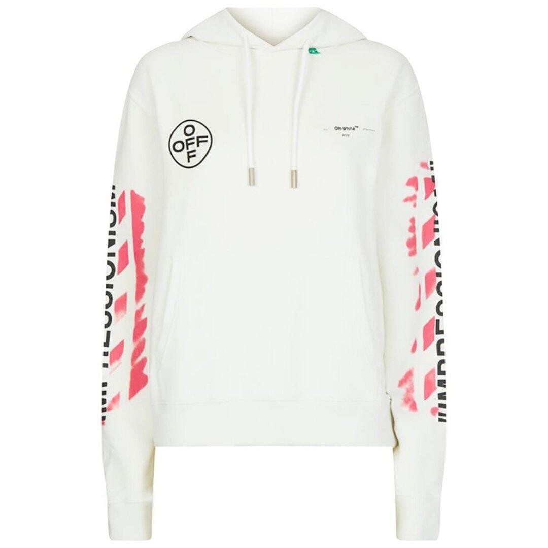 Белая худи приталенного кроя с диагональным дизайном и трафаретом Off-White, белый
Белая худи приталенного кроя с диагональным дизайном и трафаретом Off-White, белый