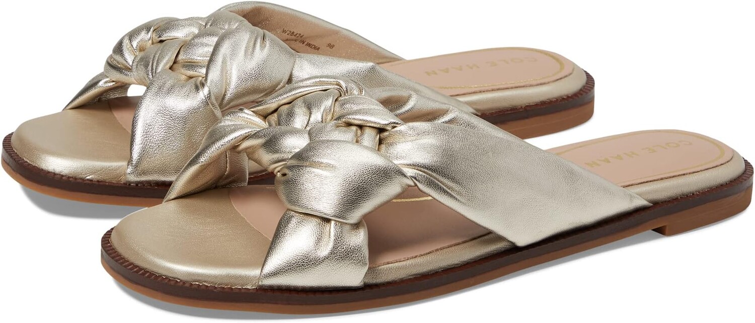 Сандалии на плоской подошве Anica Lux Slip-On Sandal Cole Haan, цвет Gold Leather
Сандалии на плоской подошве Anica Lux Slip-On Sandal Cole Haan, цвет Gold Leather