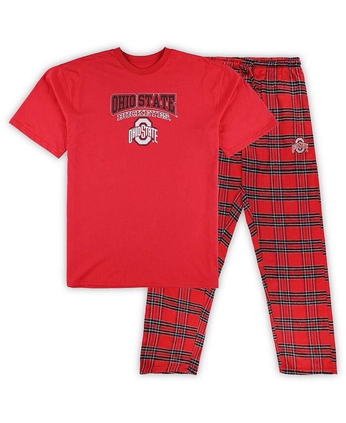 Мужской комплект из двух футболок и фланелевых брюк Ohio State Buckeyes Big and Tall Scarlet, Black Ohio State Buckeyes Big and Tall Profile, красный
Мужской комплект из двух футболок и фланелевых брюк Ohio State Buckeyes Big and Tall Scarlet, Black Ohio State Buckeyes Big and Tall Profile, красный