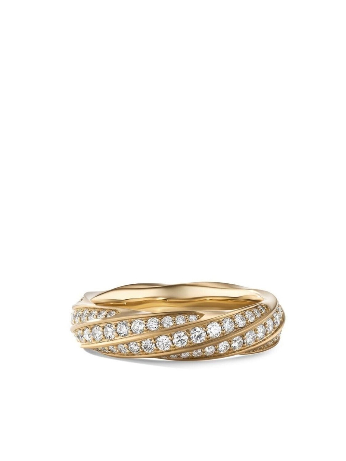 Кольцо Cable Edge из переработанного желтого золота с бриллиантами David Yurman, золотой
Кольцо Cable Edge из переработанного желтого золота с бриллиантами David Yurman, золотой