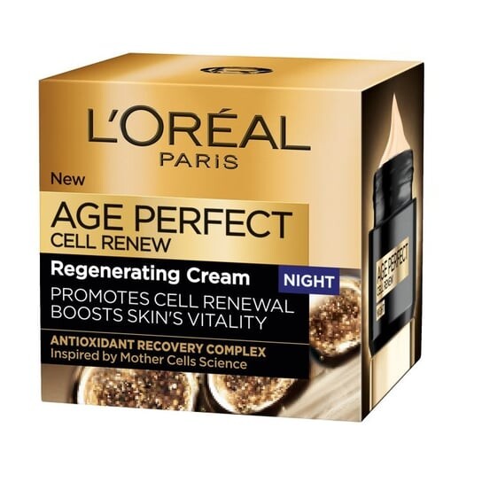 Регенерирующий ночной крем против морщин, 50 мл L'Oreal Paris, Age Perfect Cell Renew, L'oréal Paris
Регенерирующий ночной крем против морщин, 50 мл L'Oreal Paris, Age Perfect Cell Renew, L'oréal Paris