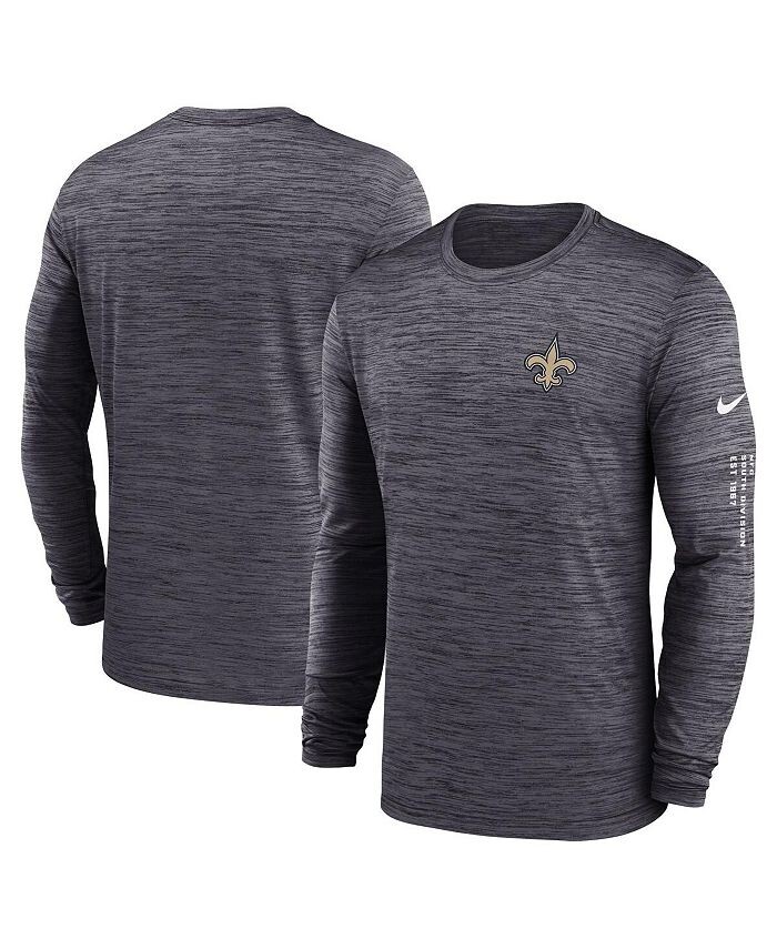 Мужская черная футболка с длинным рукавом New Orleans Saints Velocity Nike, черный
Мужская черная футболка с длинным рукавом New Orleans Saints Velocity Nike, черный
