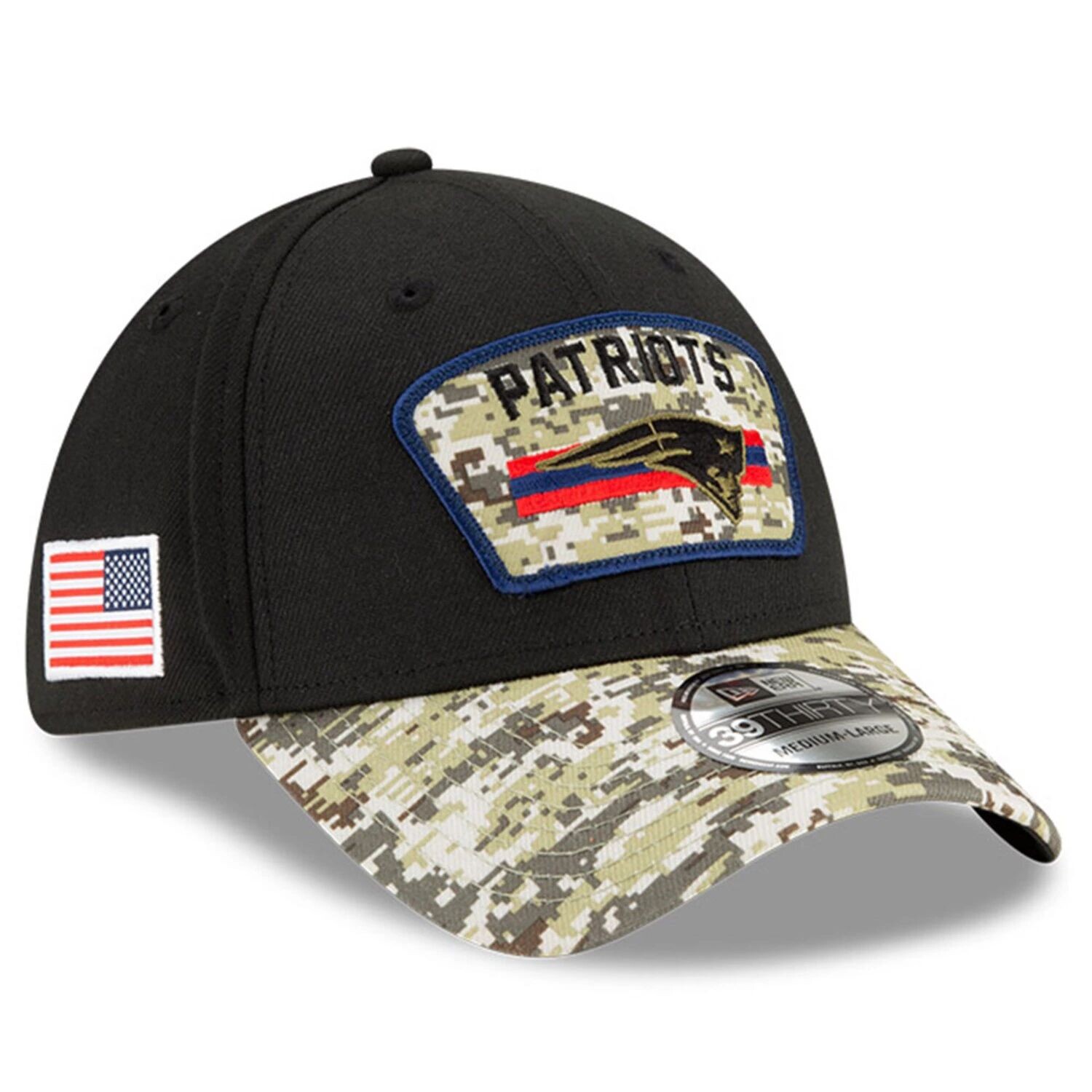 Мужская кепка New Era Black/Camo New England Patriots 2021 Salute To Service 39THIRTY Flex Hat
Мужская кепка New Era Black/Camo New England Patriots 2021 Salute To Service 39THIRTY Flex Hat