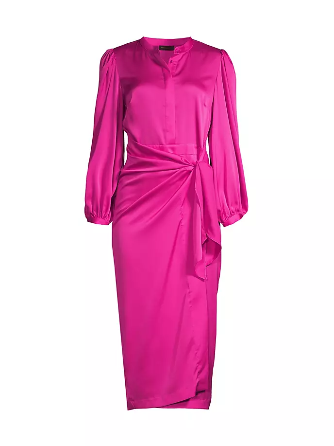 Платье миди-саронг из гламурного атласа Vintage Vintage Donna Karan New York, цвет deep magenta
Платье миди-саронг из гламурного атласа Vintage Vintage Donna Karan New York, цвет deep magenta