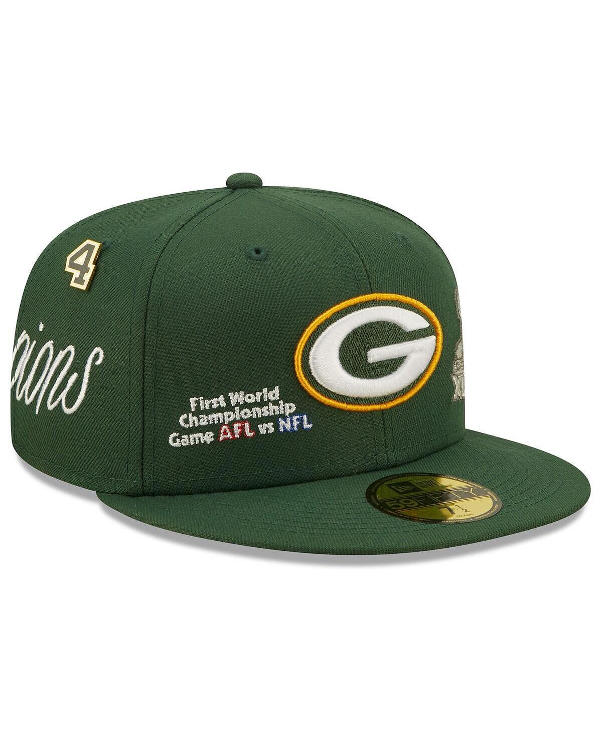 Мужская зеленая приталенная шляпа Green Bay Packers Historic Champs 59FIFTY New Era
Мужская зеленая приталенная шляпа Green Bay Packers Historic Champs 59FIFTY New Era