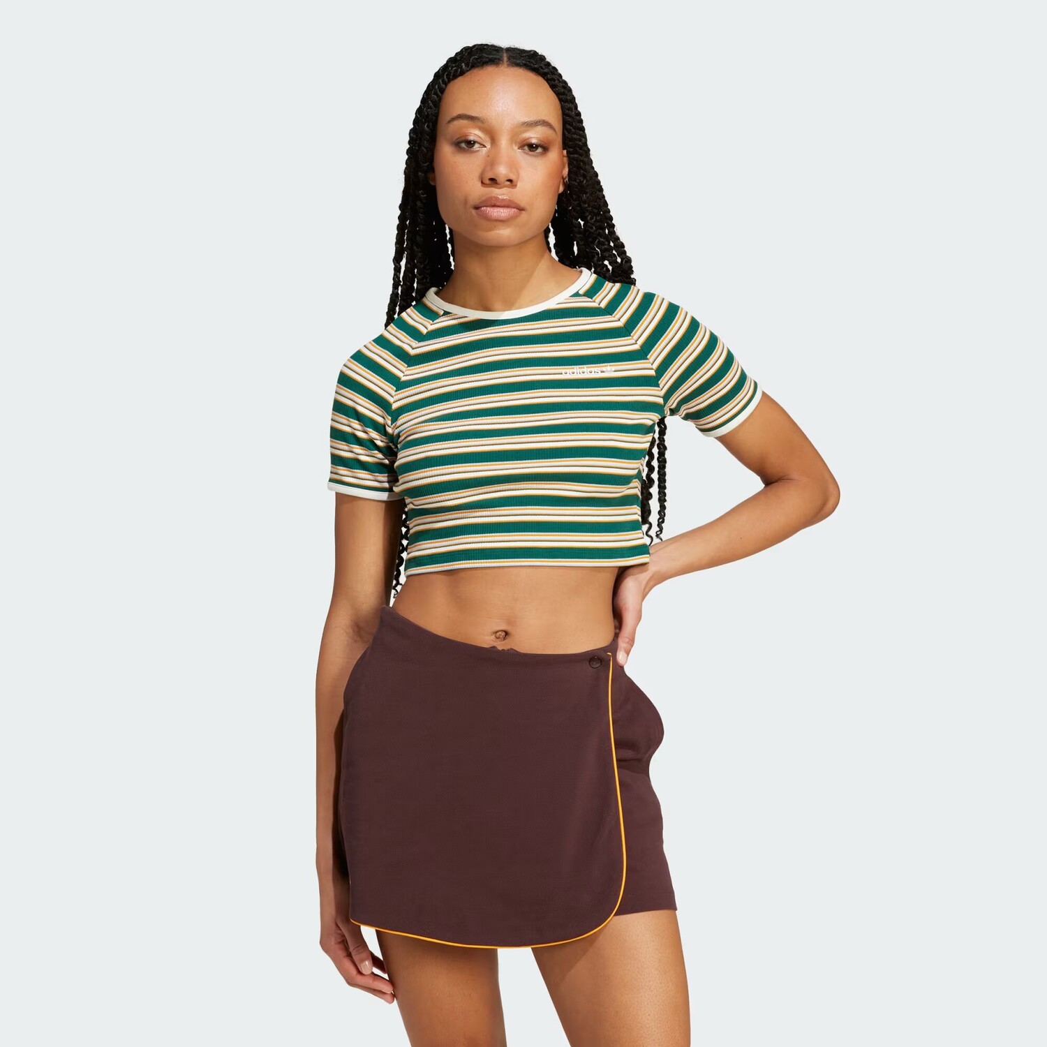 Детская футболка 80-х с полосками в рубчик Adidas, цвет Multicolor/Collegiate Green
Детская футболка 80-х с полосками в рубчик Adidas, цвет Multicolor/Collegiate Green