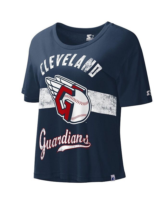 Женский темно-синий укороченный топ Cleveland Guardians Record Setter Starter, синий
Женский темно-синий укороченный топ Cleveland Guardians Record Setter Starter, синий