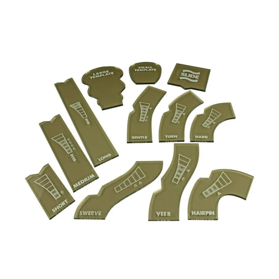 Набор шаблонов Gaslands — полупрозрачная бронза, Token Sets - Gaslands (Litko Aerosystems)
Набор шаблонов Gaslands — полупрозрачная бронза, Token Sets - Gaslands (Litko Aerosystems)
