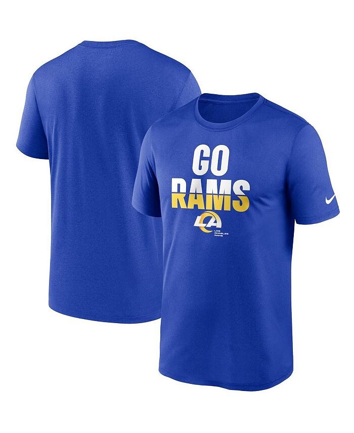 Мужская футболка Royal Los Angeles Rams с логотипом Legend Local Phrase Performance Nike, синий
Мужская футболка Royal Los Angeles Rams с логотипом Legend Local Phrase Performance Nike, синий