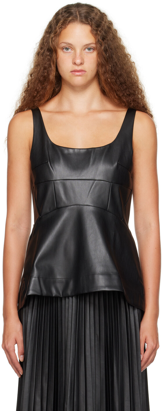 Черная майка из искусственной кожи Proenza Schouler White Label Proenza Schouler
Черная майка из искусственной кожи Proenza Schouler White Label Proenza Schouler