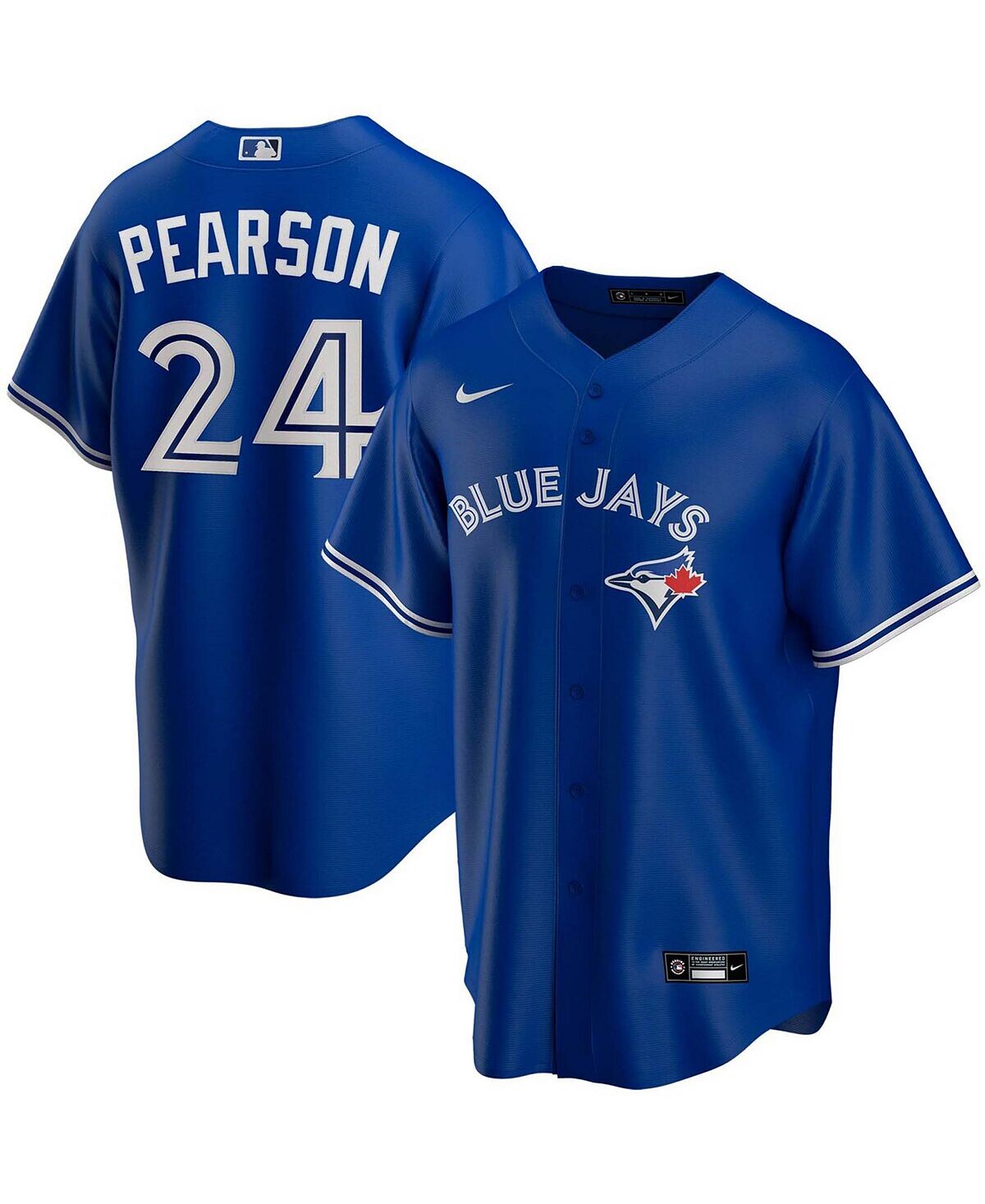 Мужская футболка Nate Pearson Royal Toronto Blue Jays с репликой имени игрока Nike
Мужская футболка Nate Pearson Royal Toronto Blue Jays с репликой имени игрока Nike