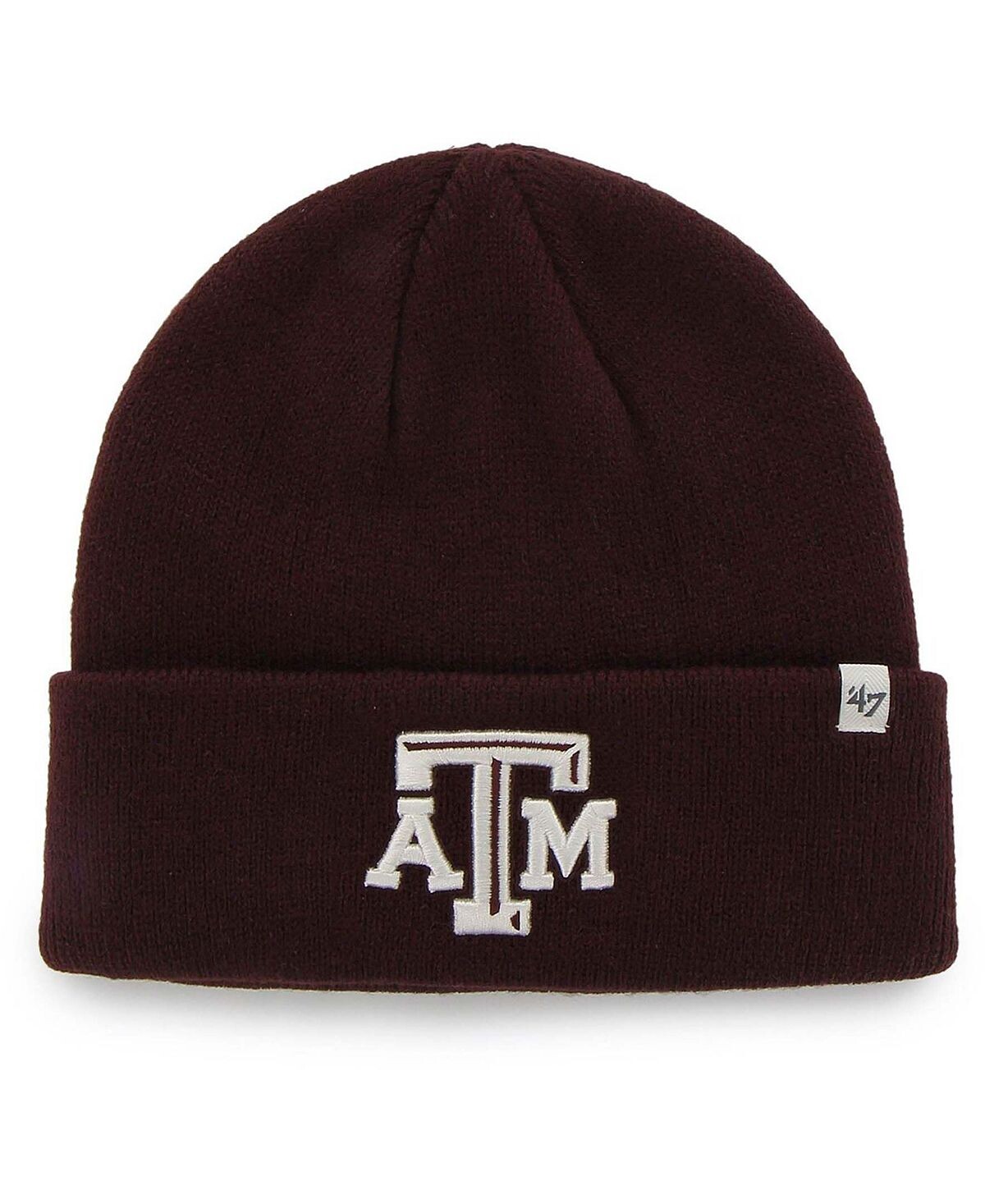 Мужская темно-бордовая вязаная шапка Texas A M Aggies с поднятыми манжетами '47 Brand
Мужская темно-бордовая вязаная шапка Texas A M Aggies с поднятыми манжетами '47 Brand