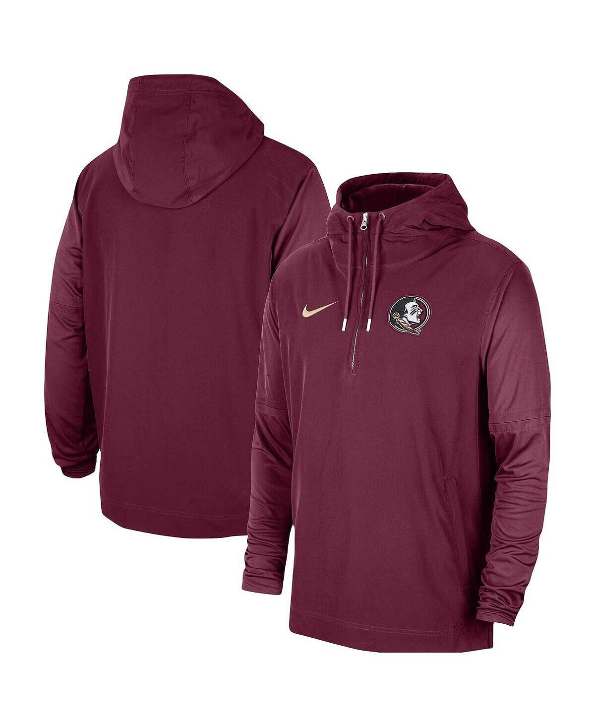 Мужская гранатовая куртка Florida State Seminoles 2023 Coach с капюшоном и молнией до половины Nike
Мужская гранатовая куртка Florida State Seminoles 2023 Coach с капюшоном и молнией до половины Nike