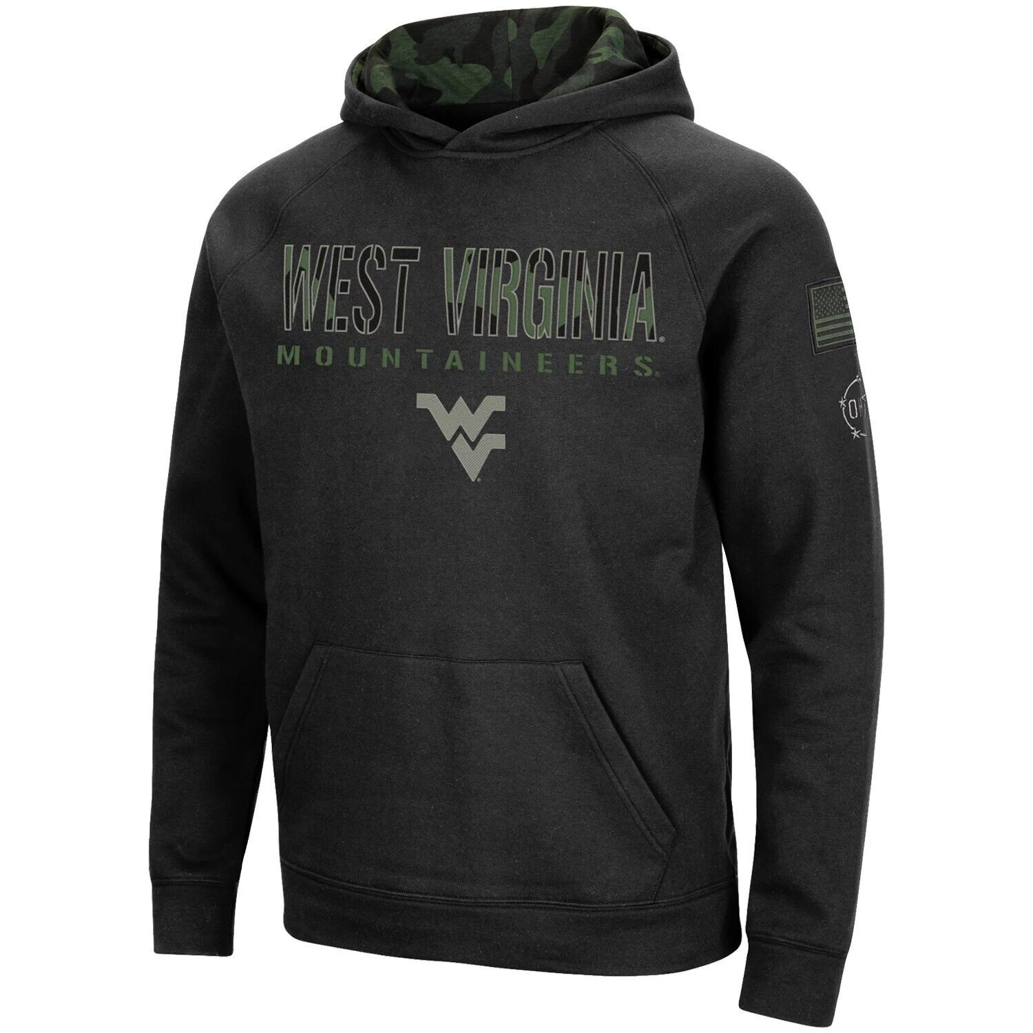 Мужской черный пуловер с капюшоном West Virginia Mountaineers Big & Tall OHT Military Appreciation реглан Colosseum
Мужской черный пуловер с капюшоном West Virginia Mountaineers Big & Tall OHT Military Appreciation реглан Colosseum