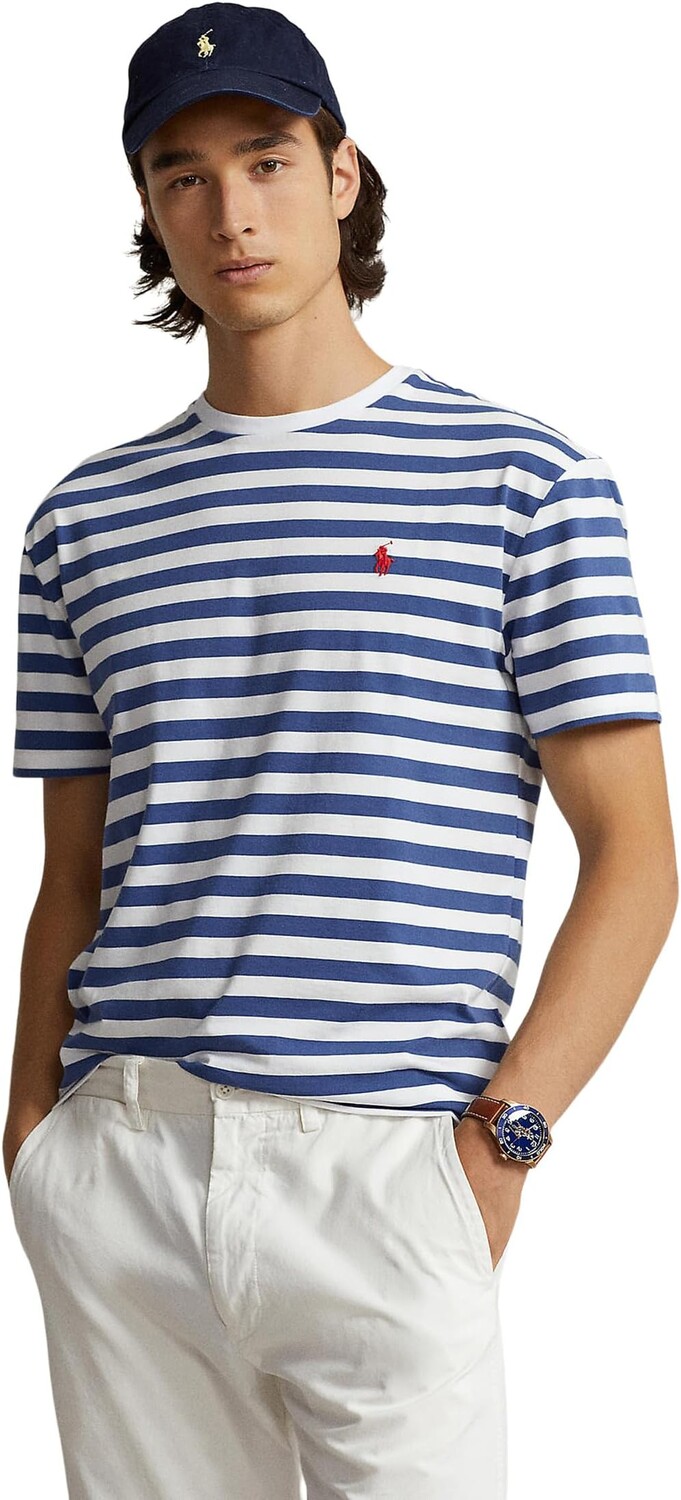 Рубашка-поло Classic Fit Striped Jersey Short Sleeve T-Shirt Polo Ralph Lauren, цвет Multicolor
Рубашка-поло Classic Fit Striped Jersey Short Sleeve T-Shirt Polo Ralph Lauren, цвет Multicolor