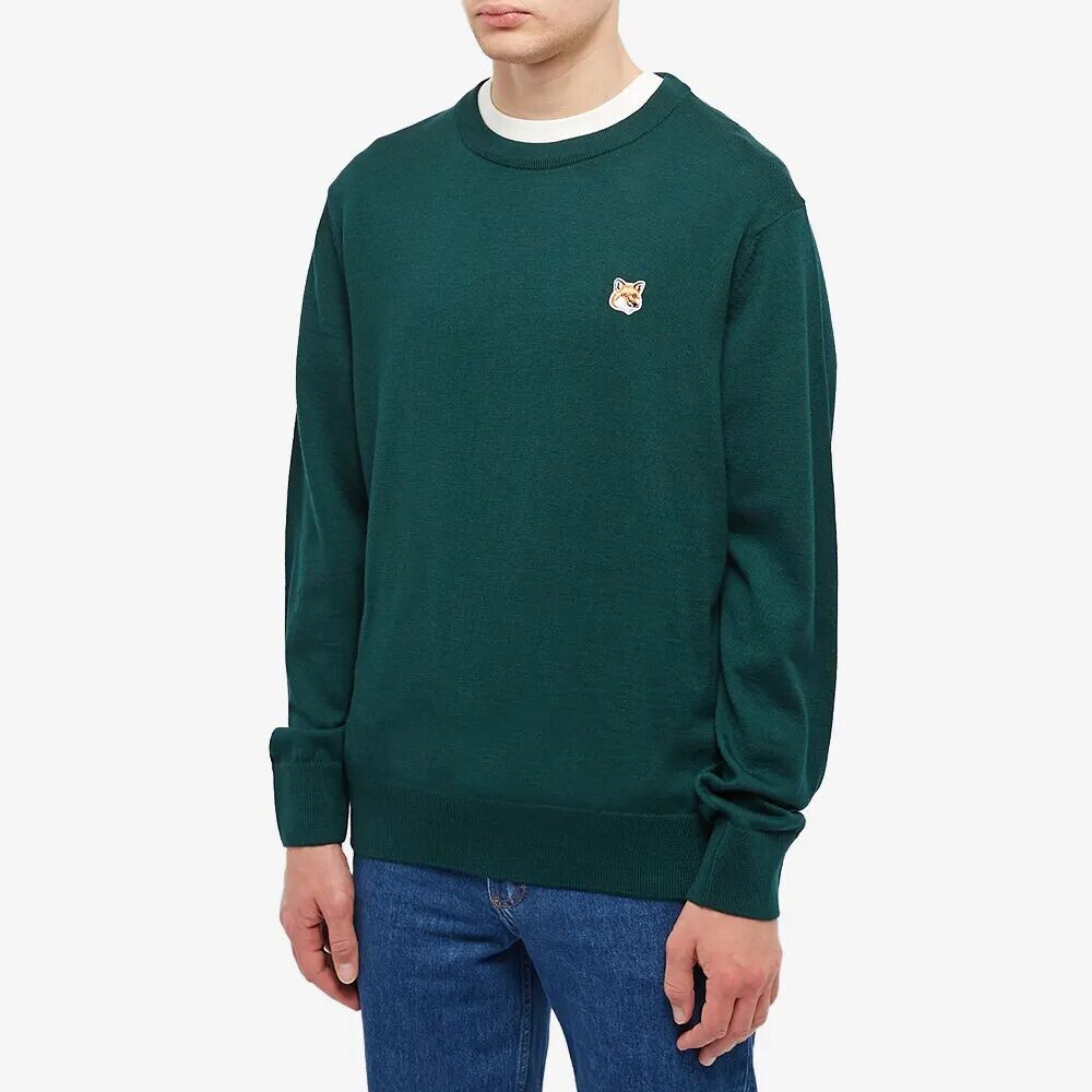 Maison Kitsune Классический свитшот с изображением головы лисы с круглым вырезом, зеленый
Maison Kitsune Классический свитшот с изображением головы лисы с круглым вырезом, зеленый