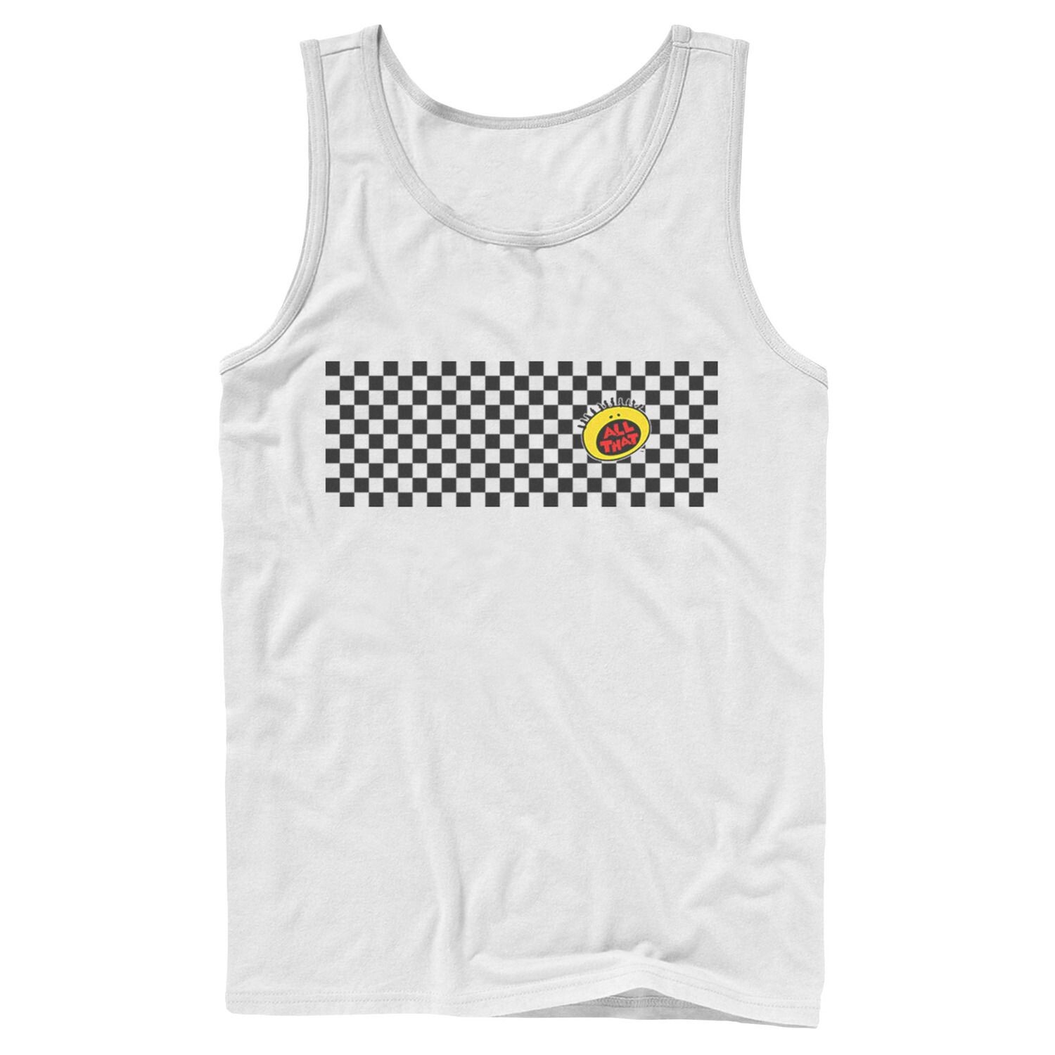 Мужская майка Nickelodeon All That Left Chest в клетку с логотипом и графическим рисунком
Мужская майка Nickelodeon All That Left Chest в клетку с логотипом и графическим рисунком