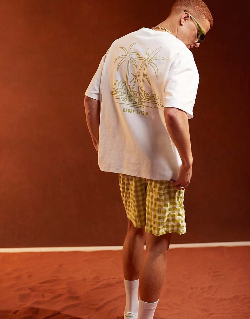 ASOS DESIGN – Белая футболка свободного кроя с мультяшным трехцветным пляжным принтом на спине
ASOS DESIGN – Белая футболка свободного кроя с мультяшным трехцветным пляжным принтом на спине